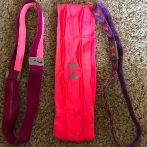 Under armour and nike headbands
